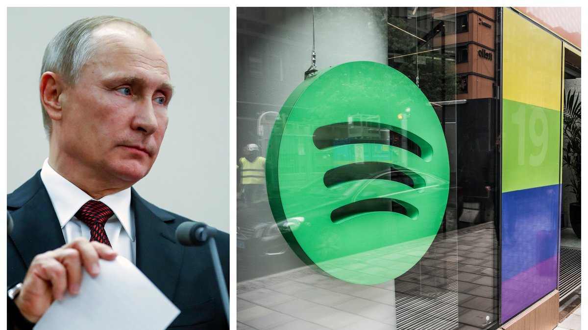 Rysk propaganda finns att tillgå på Spotify.